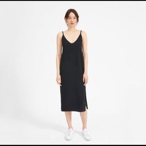 Everlane Japanese GoWeave Slip Dress - Black